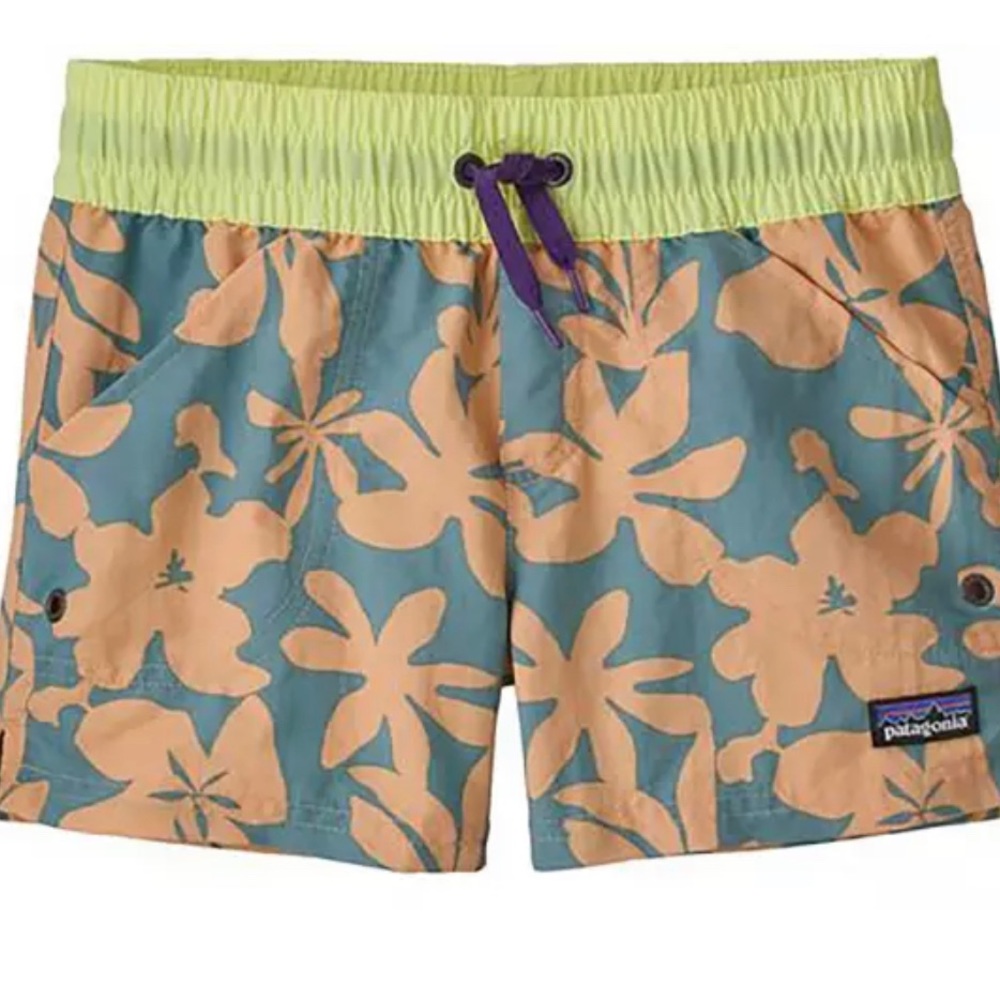Patagonia Girls' Costa Rica Baggies Shorts- XL